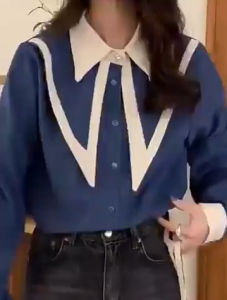 Áo Sơ Mi Nhung Cúc Ngọc Hàng Cao Cấp Vải Xịn