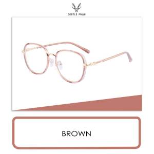 Gentle Fawn Kacamata Antiradiasi Blueray Sinar Biru Gadget Fashion Wanita Trendy Bahan TR90 Kokoh Bisa Minus Photocromic Bluecromic 23034