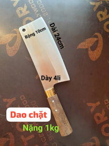 dao chặt xương chân giò xương ống xương sườn được làm từ thép trắng nhật không rỉ sét giá tại xưởng