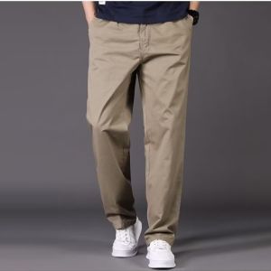 [4 colors] Fashion retro solid color overalls for men Spring and autumn trend loose casual pants American large size straight sports pants men