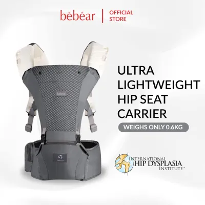 Bebear Mesh Plus Hip Seat Carrier (Ash Gray)