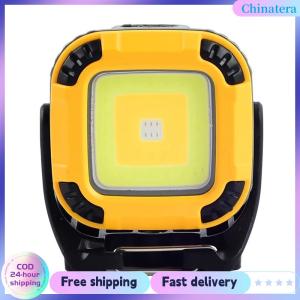 [Chinatera Flagship Store] Portable LED Work Light with Hook Emergency Repair Lights Magnetic Flashlight