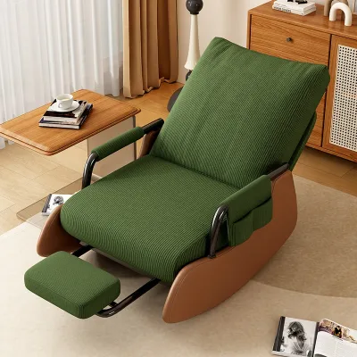 Single Seater High Back Reclining Rocker Leisure Lazy Sofa Bed Comfortable Rock & Recline Armchair
