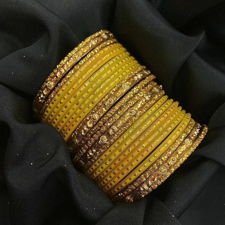 glass bangles colour changeable gold bangles
