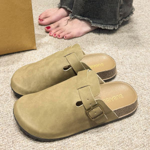 Free Shipping WomenS Thick-Soled Slippers New Summer Styles Half-Toe Sandals Slip-On Shoes And Casual Sandals