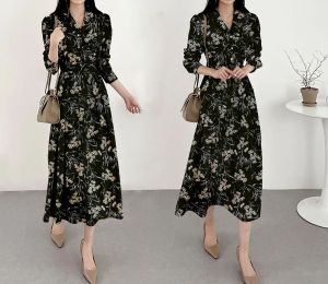 FEMMESHOPA - DRESS WANITA - DRESS TERBARU - DRESS KEKINIAN - FN LONGDRESS ROSY