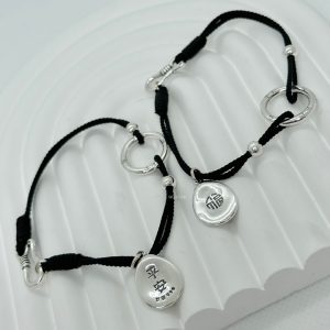 Vòng tay Bình An SILVER CHIC LT13 bạc 999