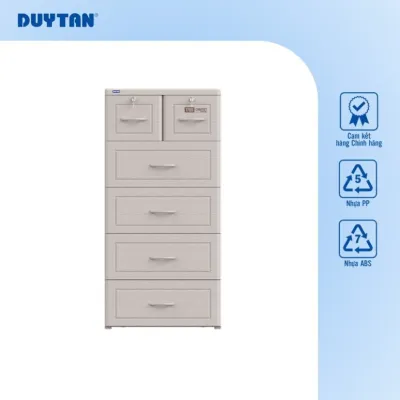 Tủ quần áo Tabi 5 tầng ngăn kéo bền chắc đựng được đồ chơi vật dụng nhà cửa nhựa Duy Tân nhiều màu sắc lựa chọn