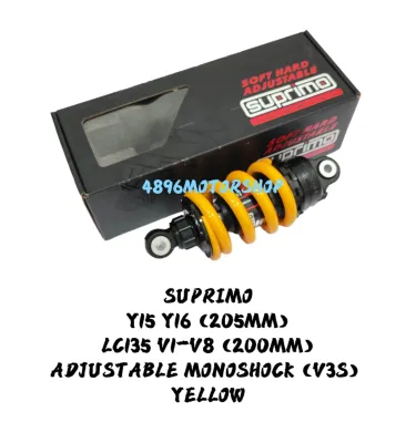 100% ORIGINAL SUPRIMO ( V3S ) BIG SPRING ADJUSTABLE MONOSHOCK Y15ZR Y16ZR LC135 V1-V8 FI Y15 Y16 LC 135 MONO SUSPENSION