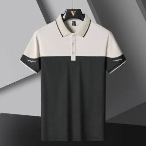 Kaos Polo Shirt Pria Kaos Polos Kerah Pria Lengan Pendek Penyambungan Dan Kontras Warna Business Formal Casual Polo Premium Quality Tshirt PL77