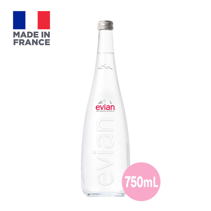 EVIAN Mineral Water Glass Bottle 750ml Lazada PH