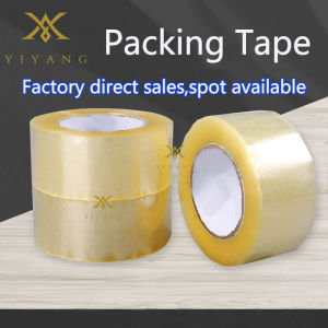 YIYANG Packaging Tape 2 inches Clear Packing Tape 100m 200m 250m Transparent Tape Big Roll Sealing Tape Long Express Packing And Binding Tape