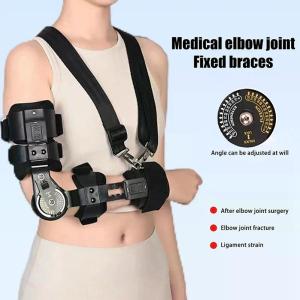 Breathable Elbow Joint Fixation Brace Removable 0~120° Hinged Shoulder Arm Sling Comfortable Adjustable