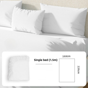 UNMEGONI Non-woven Disposable Fitted Sheet Single Bed with Elastic Bands Mattress Covers Soft Non Slip Disposable Bed Sheet Hotel