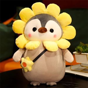 MAHIN Room Decor Birthday Gifts Kawaii Cross-dress Soft Pillow Mollusk Penguin Stuffed Animals Penguin Cosplay Plush Toys Penguin Stuffed Toys Plush Penguin Toy