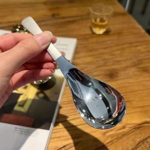 LoviRa Stainless Steel Spoon Dessert Spoon Silver Gold Color Spoon