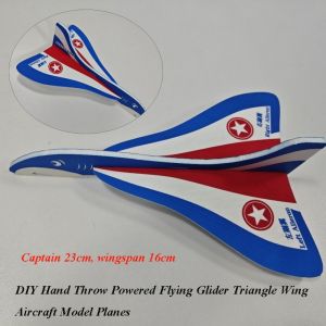 Q-1151 STORE Triangle Wing Hand Throw Powered Flying Glider 2316cm DIY Aircraft Model Planes Sell Outdoor Airplane Glider For Children
