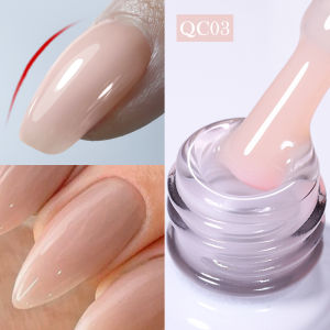 BORN PRETTY Nail Polish Nude Construct Hard Gel Milky White Pink Semi Permanent Sequins Nail Art Varnish