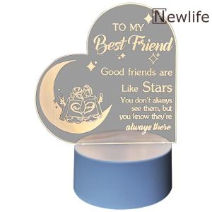 【NEW】 Acrylic Night Light Inspirational LED Light Mum Gifts From Daughter Son Best Presents for Mum Best Friend Birthday Gifts
