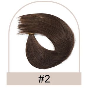 Straight Human Ponytail Remy Hair Clip Brazilian Human Hair Extensions Wrapped Around Headband Wearable Hairpiece Natural 15%