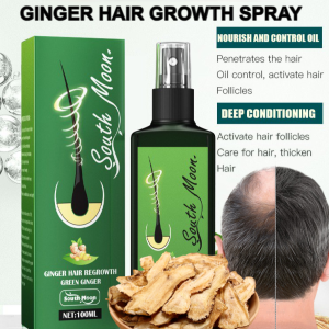 7days Ginger Hair Regrowth Spray Moisturizing Scalp Massage Hair Care Essence Anti Hair Loss Hair Growth Nutrient Solution