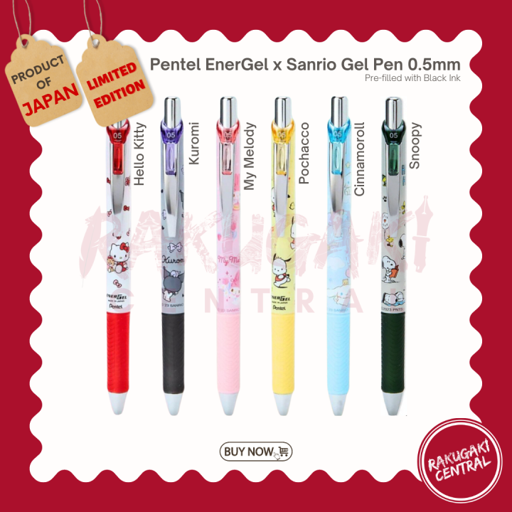 Pentel EnerGel x Sanrio Gel Pen Smooth Writing Gel Pen