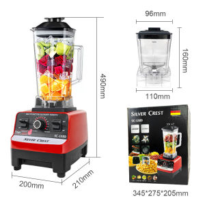 4500W Heavy Duty Blender  2L Mixer Juicer High Power Food Processor Ice Smoothie Bar Fruit