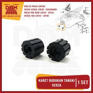 Karet Dudukan Tangki Verza (PSP) Peredam Ganjal Bantalan Tengki Honda CB150 Per Set Isi 2