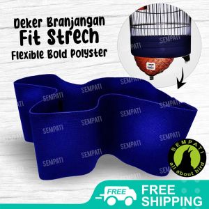 SEMPATI Deker Dekker Warna Navi Accessories Tambahan Pelindung Sangkar Burung Branjangan DEKERNAVI