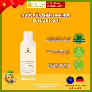 Nước rửa chén sinh học Fuwa3e 500ml/ 100ml enzyme sinh học dứa– An toàn cho da tiết kiệm 30% nước