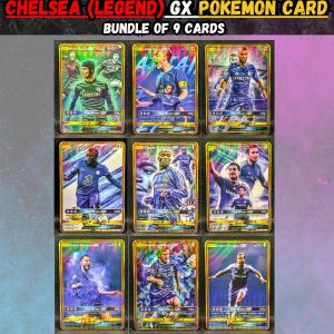 Chelsea (Legends) x Pokemon GX Cards (Bundle of 9 Cards)
