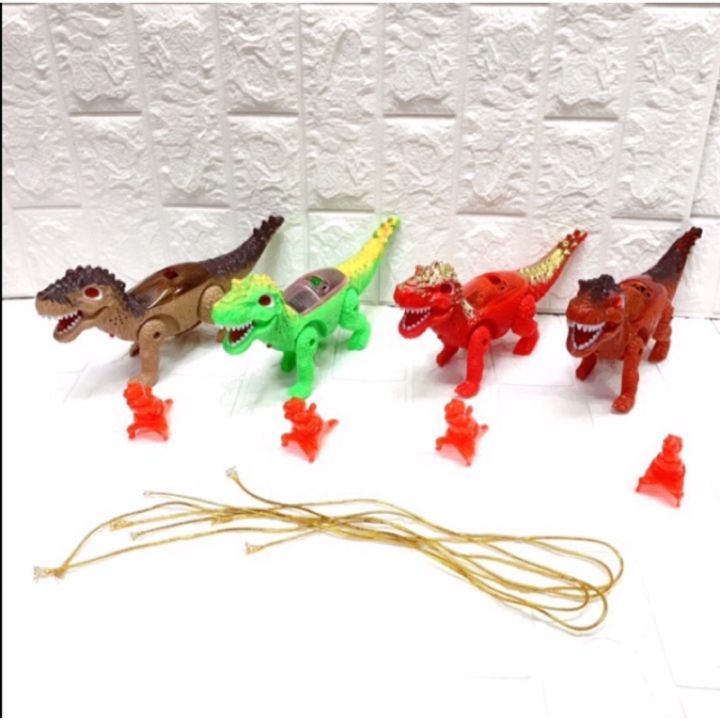 DXL FLASHING WITH SOUND WALKING DINOSAUR TOY (FREE BATTERY) | Lazada PH