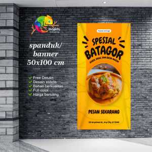 Cetak Spanduk Banner Batagor Spesial
