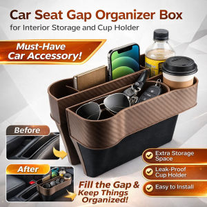 Car Organizer Multi-Functional Car Storage Box Adjustable Compartments Vehicle Organizer Durable Car Interior Accessories for Sedan SUV Truck
