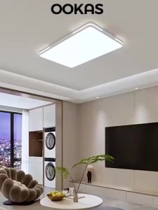 OOKAS Minimalist Tri Color LED Ceiling Lights For Bedroom Living Room Ilaw Sa Bahay Eye Care Lamp