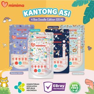 Mimima - Kantong ASI 120ml Doodle Edition