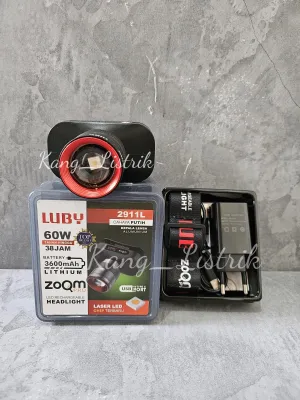 LUBY Senter Kepala Luby 60W ZOOM PRO L2911L / Senter Kepala ZOOM PRO 60Watt Luby L-2911L