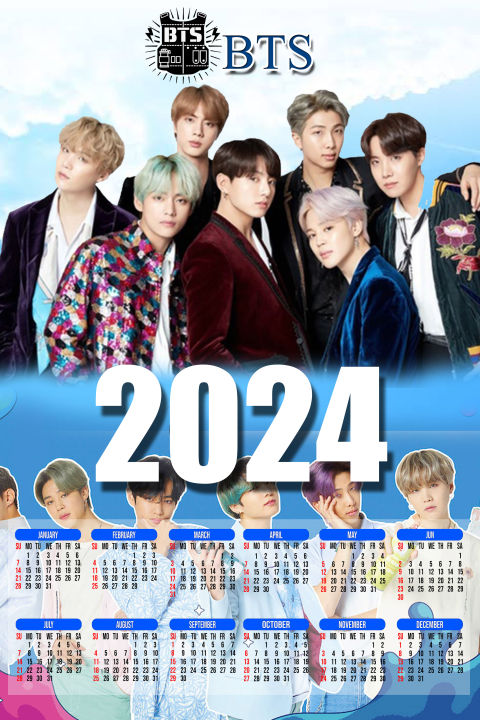 Kpop Merchandise and BTS Calendar PROOF Inspired 2025 Calendar
