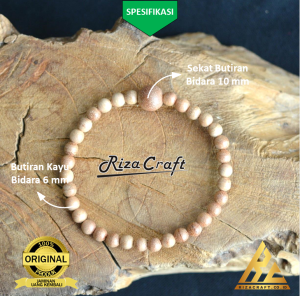 Gelang Tasbih 33 Butir Kayu Bidara Sidr Laut untuk Kesehatan untuk Kesehatan dan Ruqyah