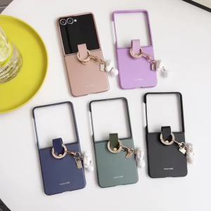 Cloud Charm Z Flip 7 Hard PC Case Cover Smooth Matte Anti-Fingerprint Samsung Galaxy Z Flip7 Casing Ultra Slim Drop Proof Durable Plastic Phone Case with Raised Bezel-152c4c8b