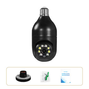 V380Q15/Q16s black CCTV Ip Camera WiFi Wireless Bulb Network Security 1080p 360 3d Panoramic Voice