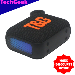 T&G TG-445 TWS Wireless V5.3 Bluetooth RGB Speaker Super Bass support FM Radio/TF Card/USB Function w/ Flashing Lights