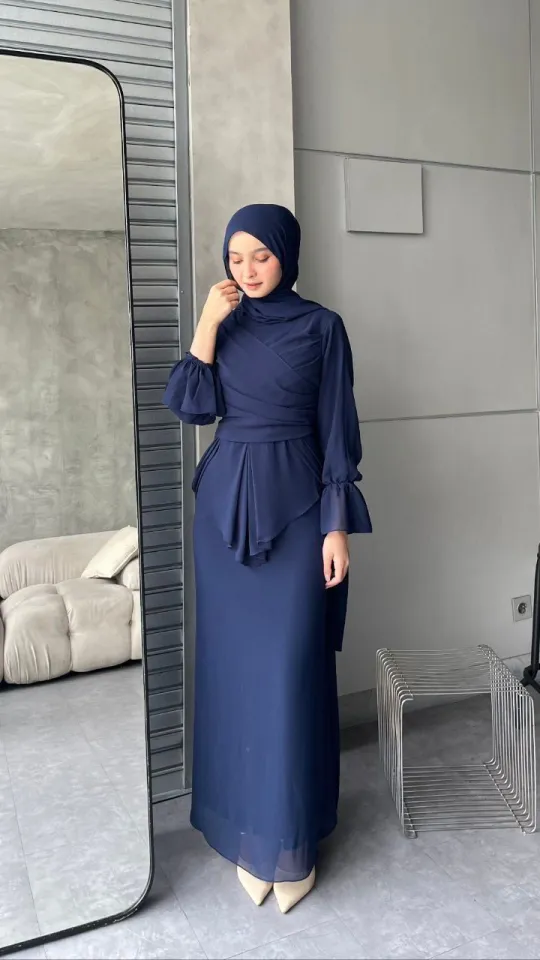 dress bridesmaid hijab ELSARA DRESS (LILAC) – Hijabistahub