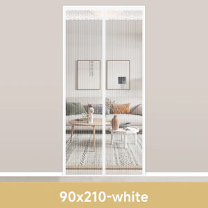 พร้อมส่ง ม่านแม่เหล็กกันยุง ม่านประตูกันยุง ม่านติดประตู Magic Mesh 90/100*210cm black/white/grey