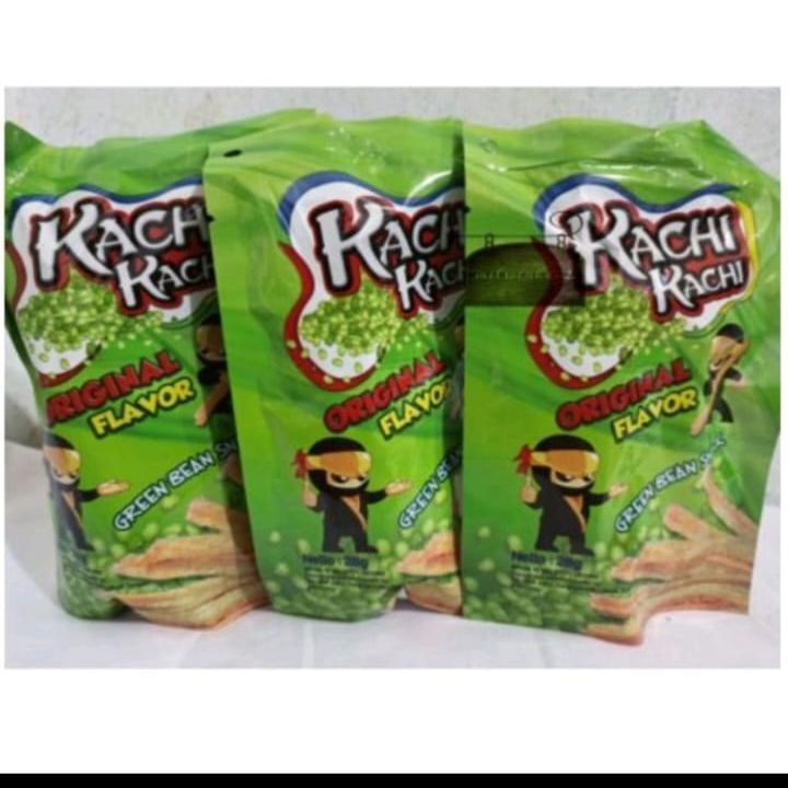 CIKI SNACK KACHI-KACHI RASA KACANG HIJAU PACK ISI 10