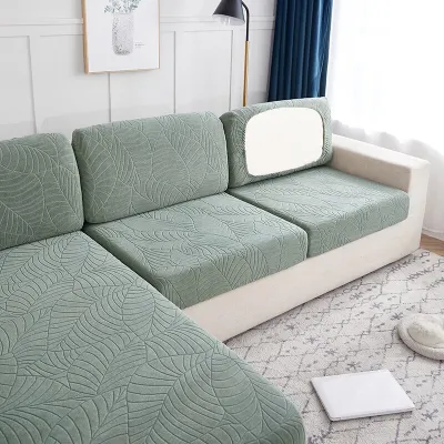 Thick Waterproof Sofa Cover L Shape 1 2 3 4 Seater Sarung Sofa L Shaped Sofa Protector Cover Elastic Stretch Furniture Protector