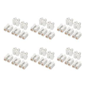 ประหยัดพื้นที่บล็อกเทอร์มินัล2พอร์ตแบบกด2Pin ที่เชื่อมต่อสายไฟเร็วรองรับโหลด200W