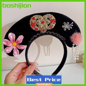 bashijian Ancient Royal Court Queen Princess Headband Headdress Classical Hanfu Cheongsam Hair Hoop Accessories