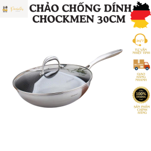 Chảo chống dính CHOCKMEN chảo 30cm chống dính chảo inox to chảo từ 30cm chảo xào to chảo từ