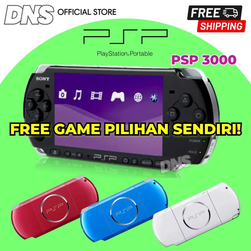 SONY PSP 3000 New Full Set With 32GB 64GB 128GB Memory Card (Full Games) +  Original Battery + Pouch + Case + Screen Protector | Lazada